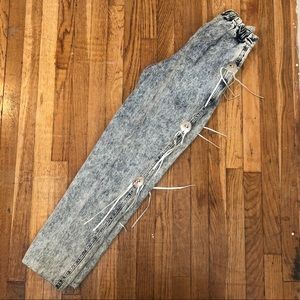 Vintage Opal acid wash cowgirl jeans